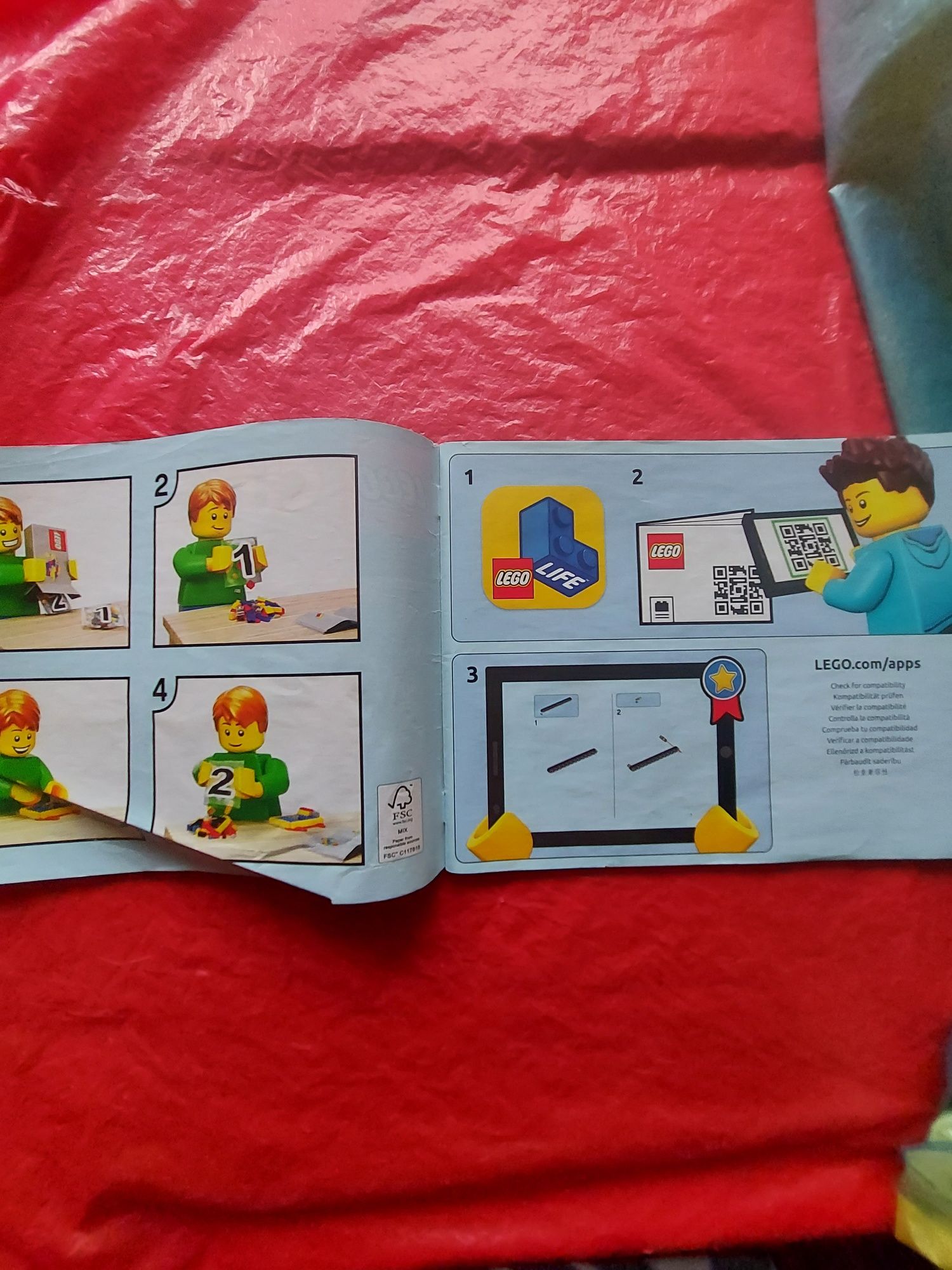 Książka instrukcja Lego 2019rok