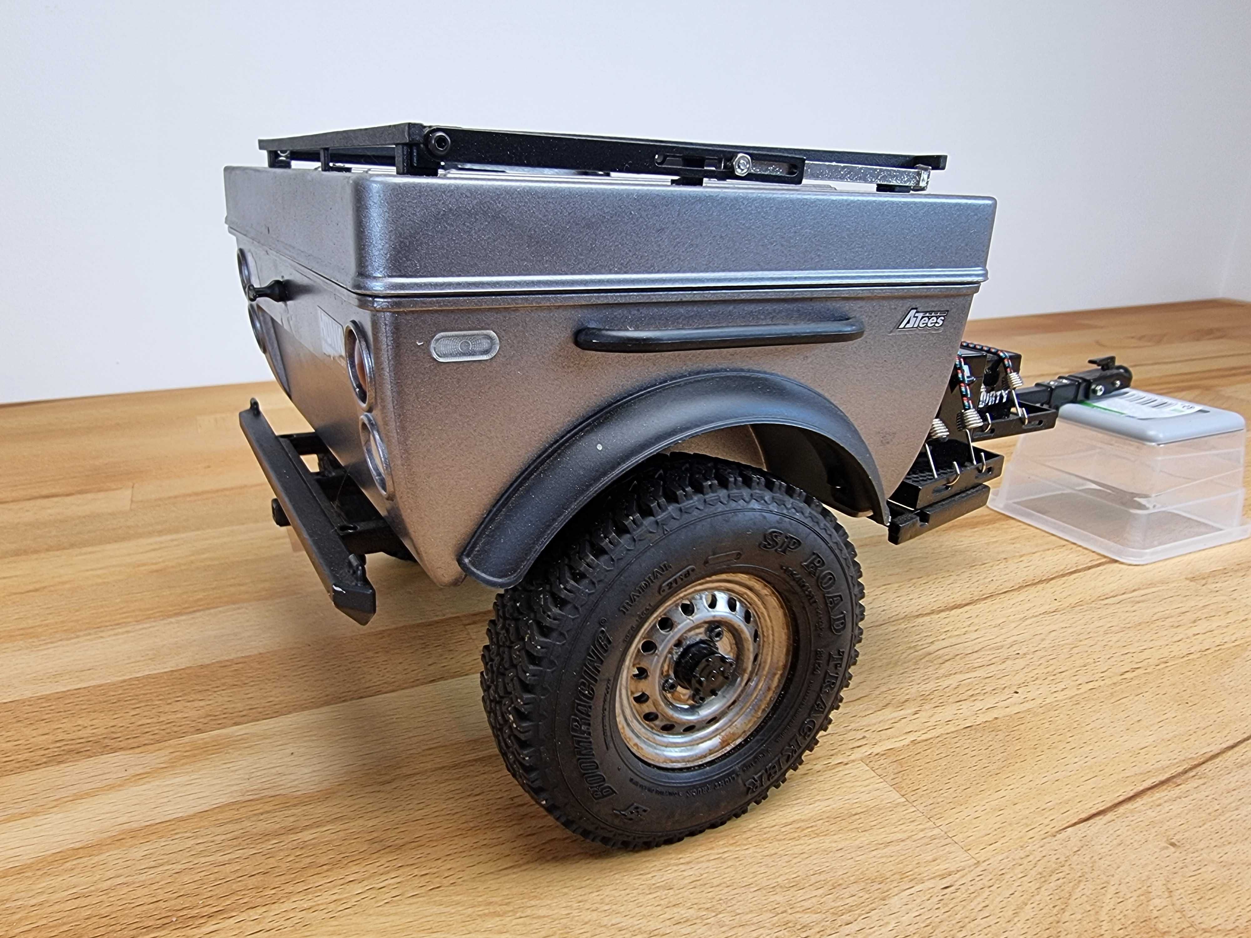 Przyczepka Kempingowa RC z Namiotem Team Raffee 1/10 Pop-Up Camper