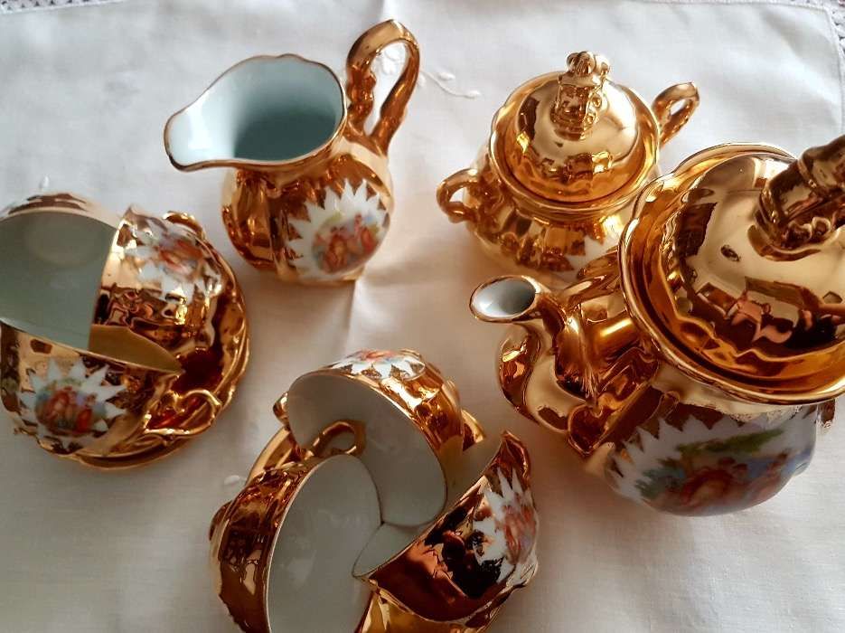 Serviço de café de porcelana anos 50/60