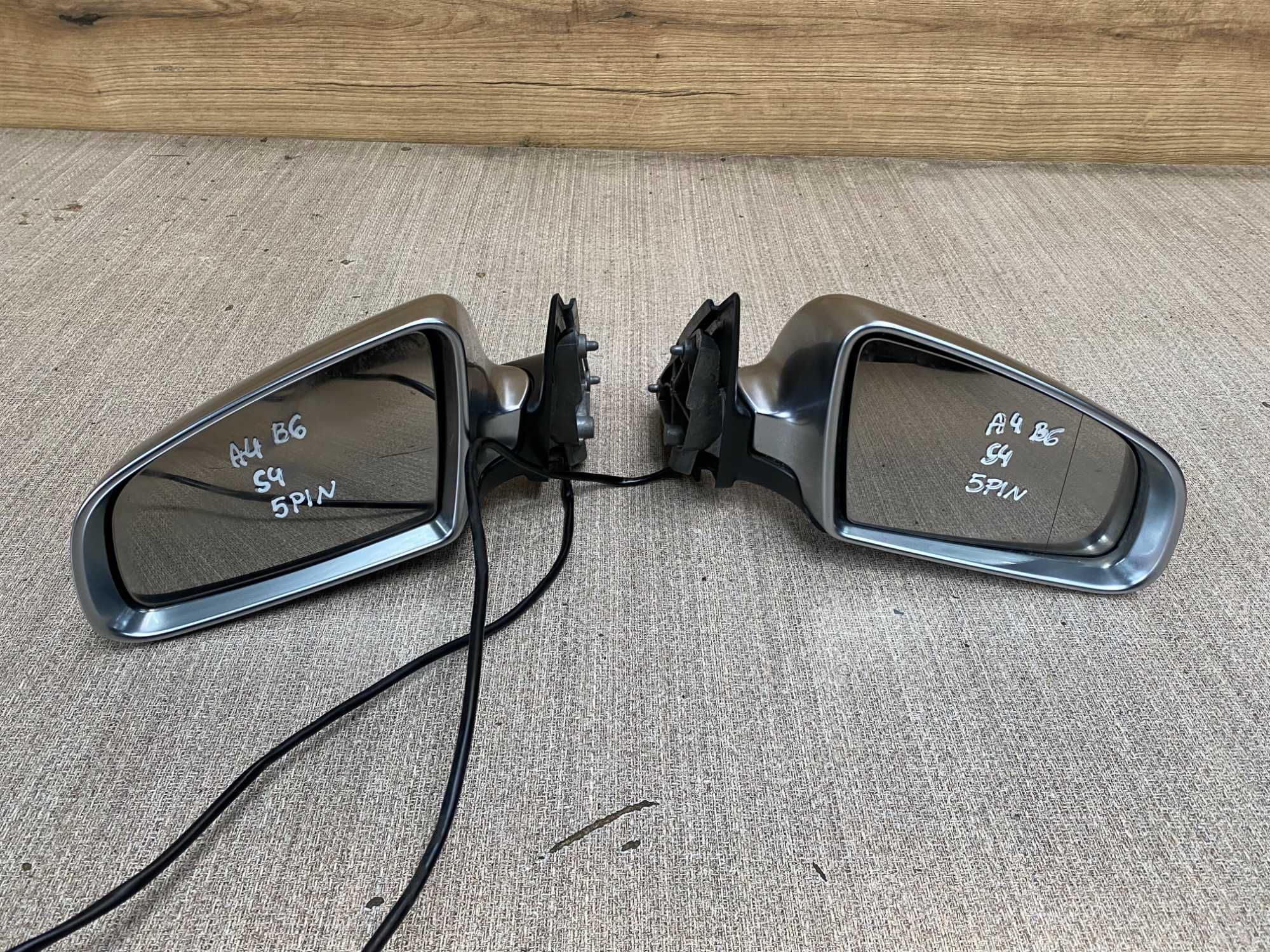 lusterko boczne lewe, prawe audi a4 b6 s4 5pin