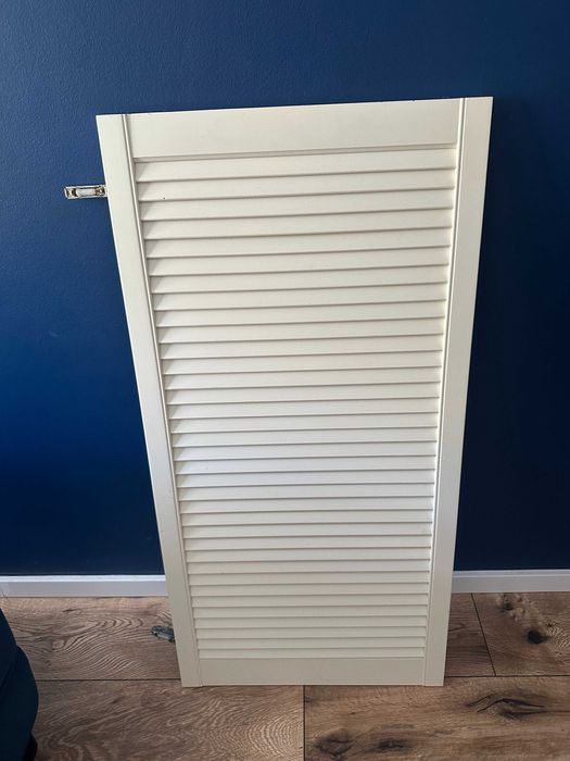 Stylowe drzwiczki ażurowe białe – nowe, 55 x 110cm