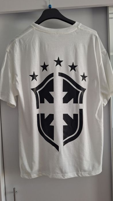 Biała koszulka Neymar bawełna