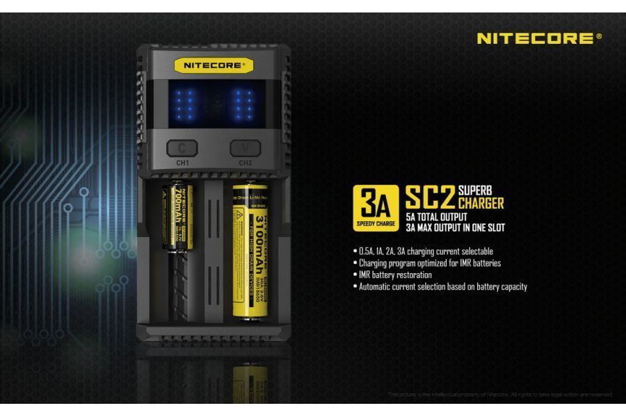 Ładowarka Nitecore SC2 (LAT/NITECORE SC2)