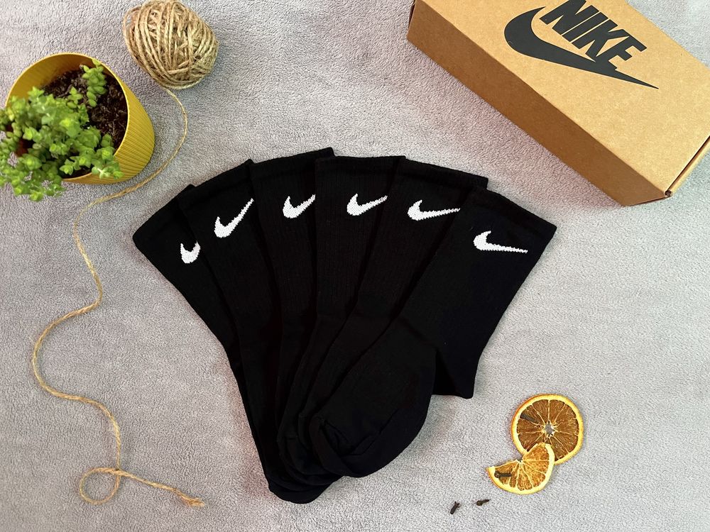 Skarpety Nike Dri-fit czarne długie
