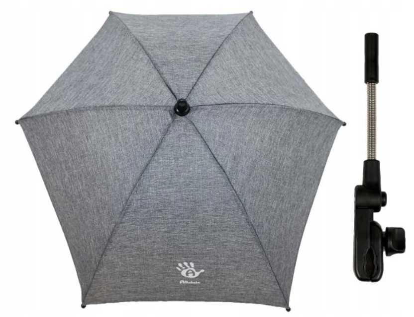 Parasol do wózka Altabebe 70 cm szary #4525