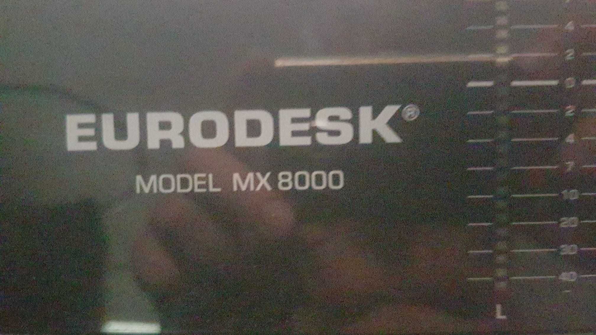 MESA DE SOM EURO DESK MX8000 24 CANAIS