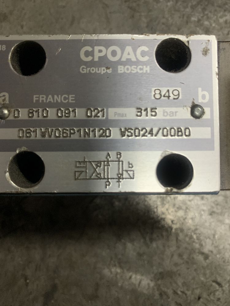 Гидрораспределитель 24V CPOAC(Bosch)