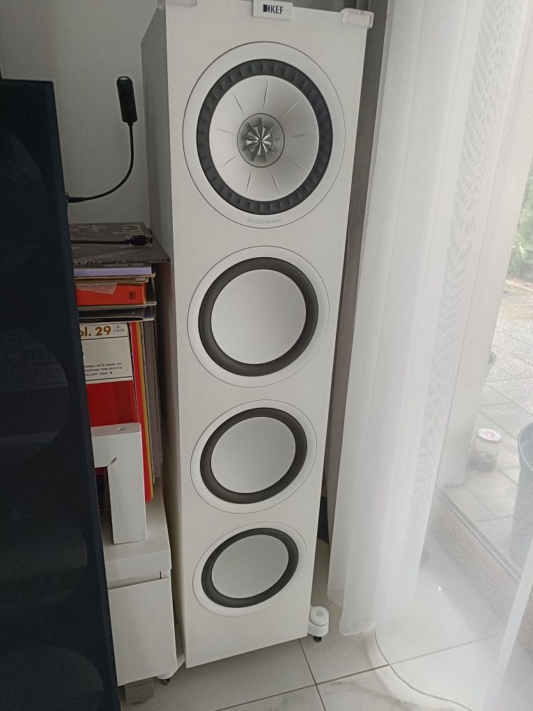 Yamaha R-N803D z kolumnami Kef Q950 - super zestaw stereo.