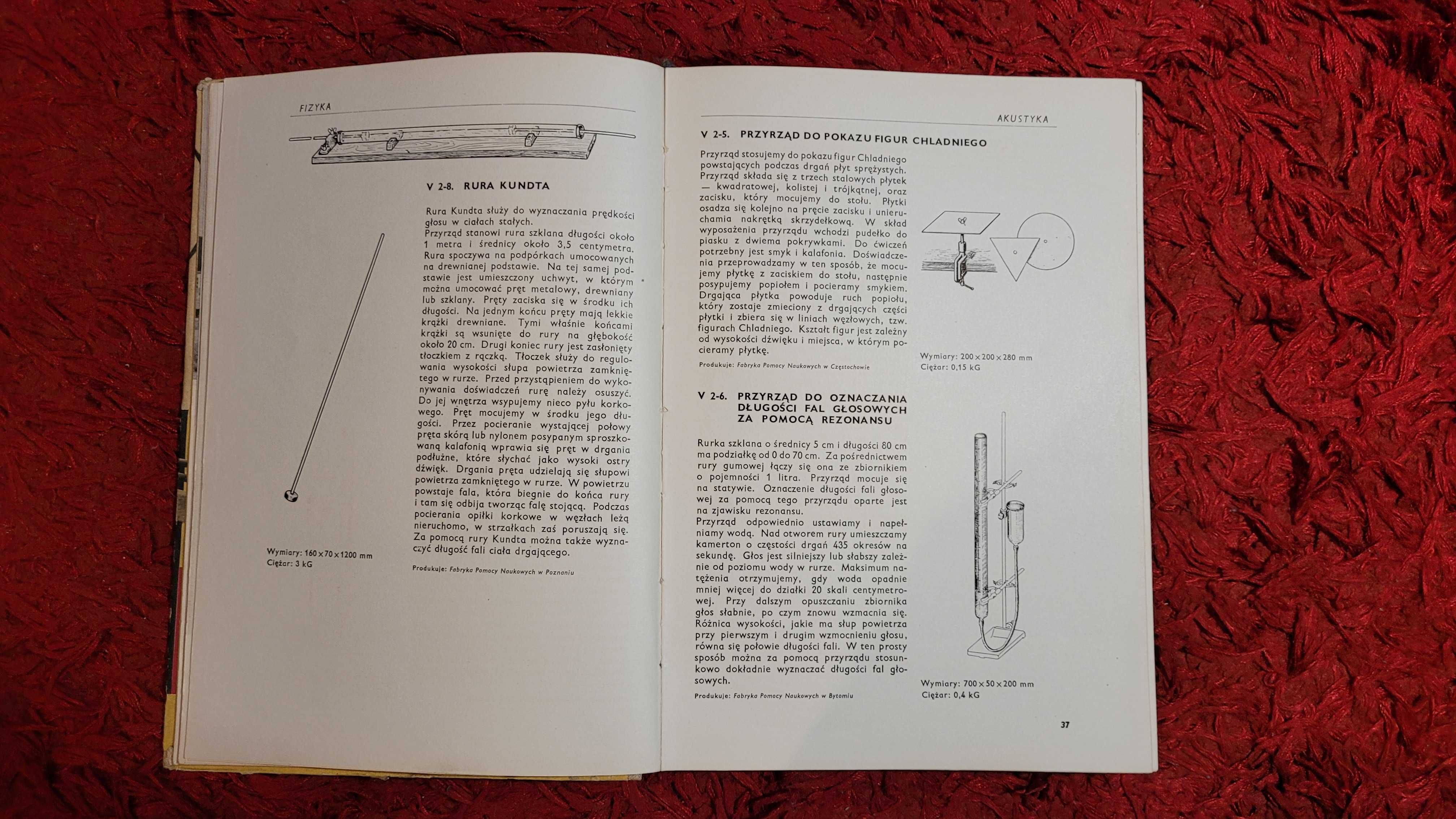 Fizyka i chemia - katalog pomocy naukowych