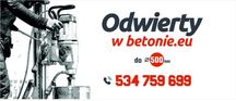 Wiercenie otworów w betonie, stropach, fundamentach i ścianach