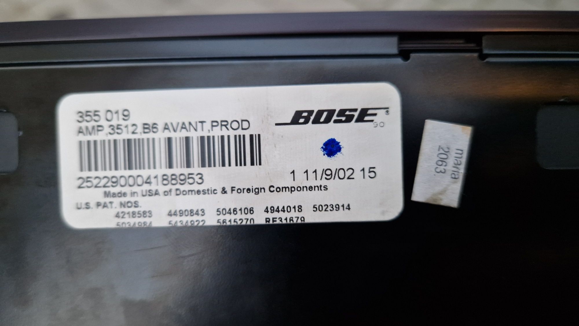 Wzmacniacz Bose z demontażu A4B6