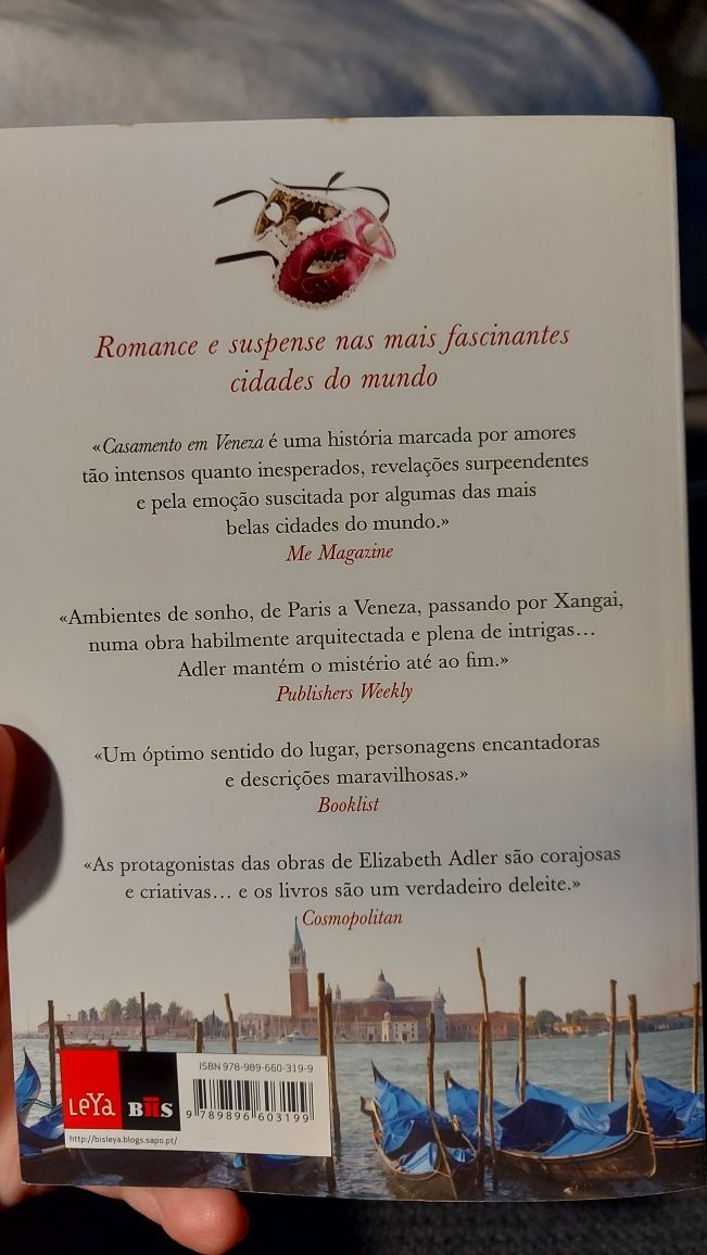 Casamento em Veneza, de Elizabeth Adler
