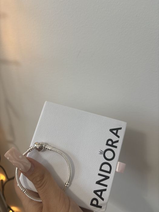 Pandora moments bransoletka modułowa nowa z pudelkiem srebrna