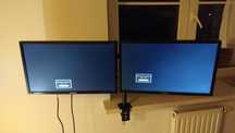 2 monitory Samsung 23" + Uchwyt/Wieszak