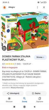 Plastikowa farma Wader