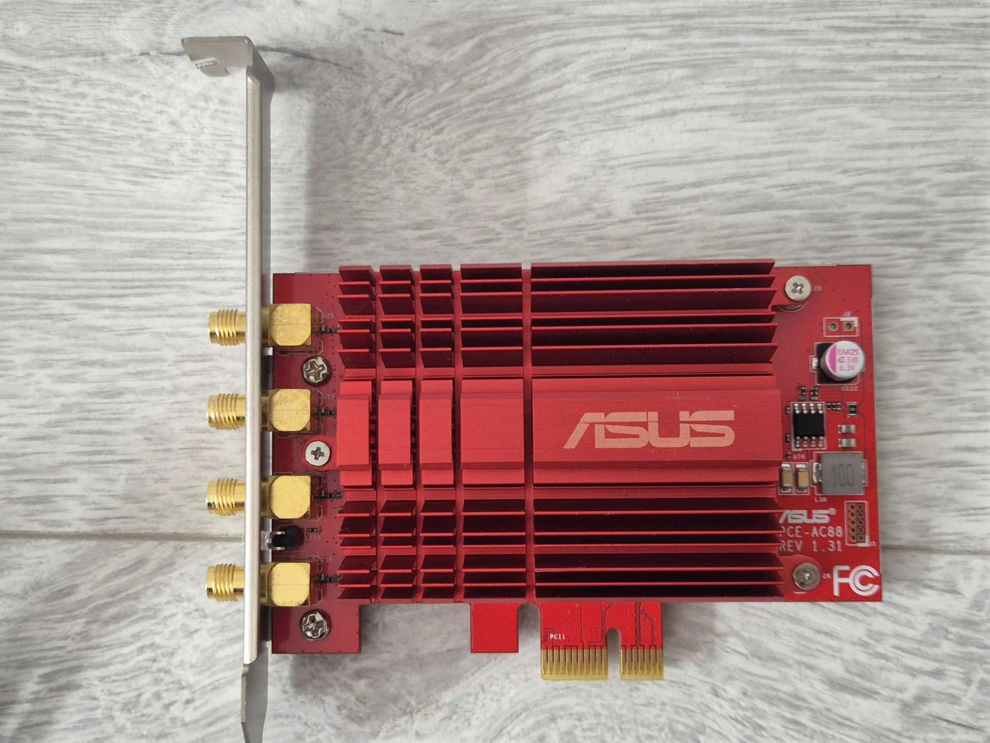 ТОП рівня Wi-Fi адаптер PCI-e > ASUS PCE-AC88 (5GHz\2.4GHz)