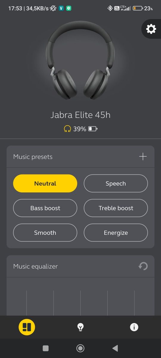 Jabra Elite 45h Słuchawki bezprzewodowe Bluetooth