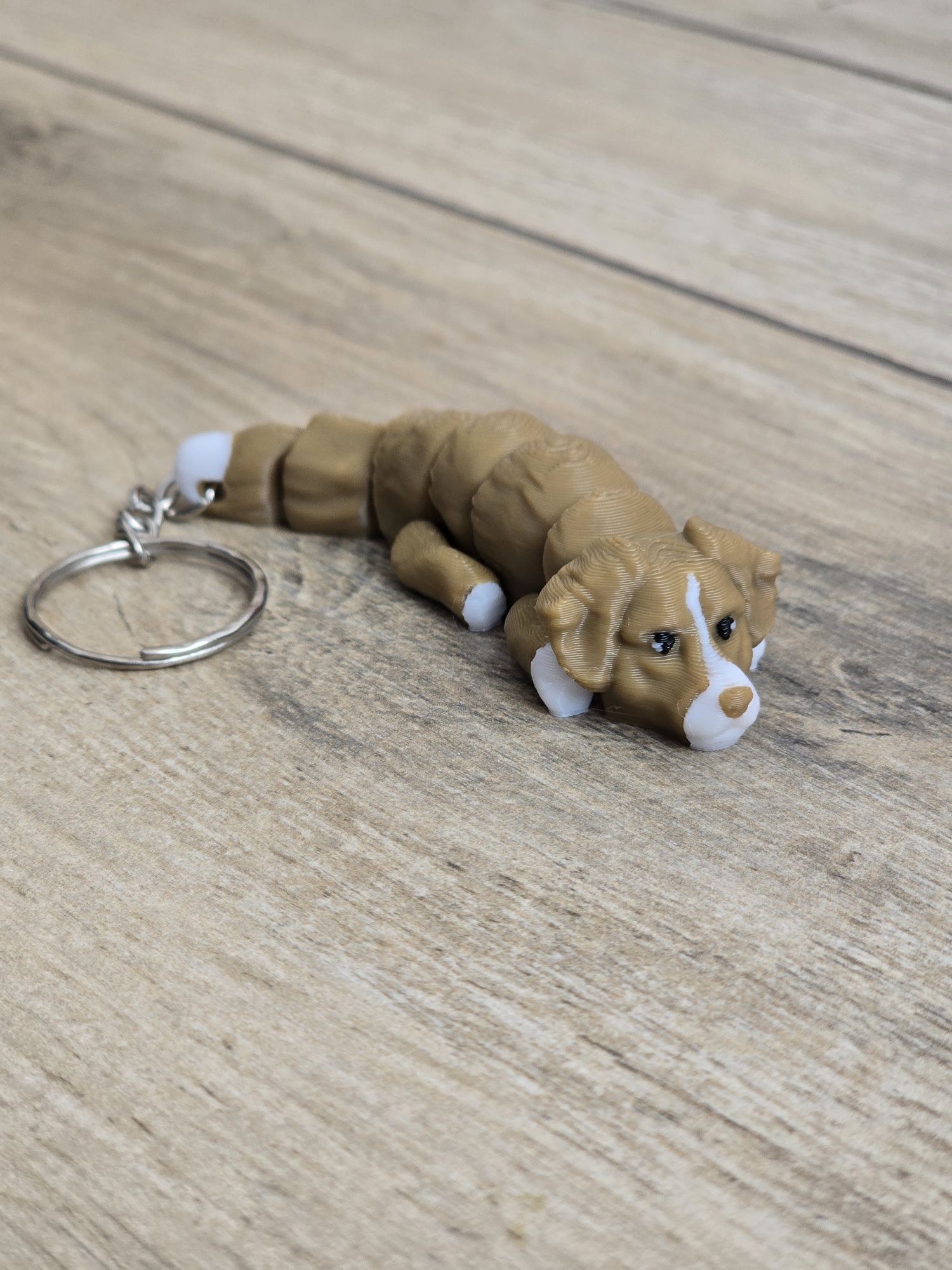 Breloczek Toller 3d - Seria Psów Brelok Druk3d fidget Keychain