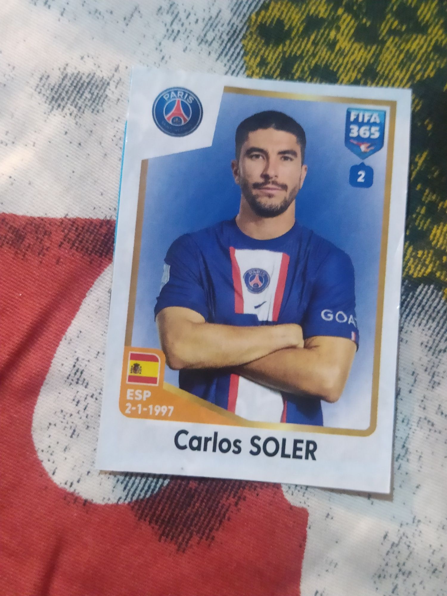 Carlos soler Paris st Germán cromo recuperado