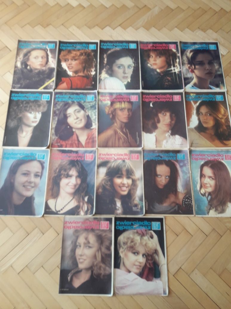 Stare gazety zwierciadło 17 sztuk lata 1983/1984
