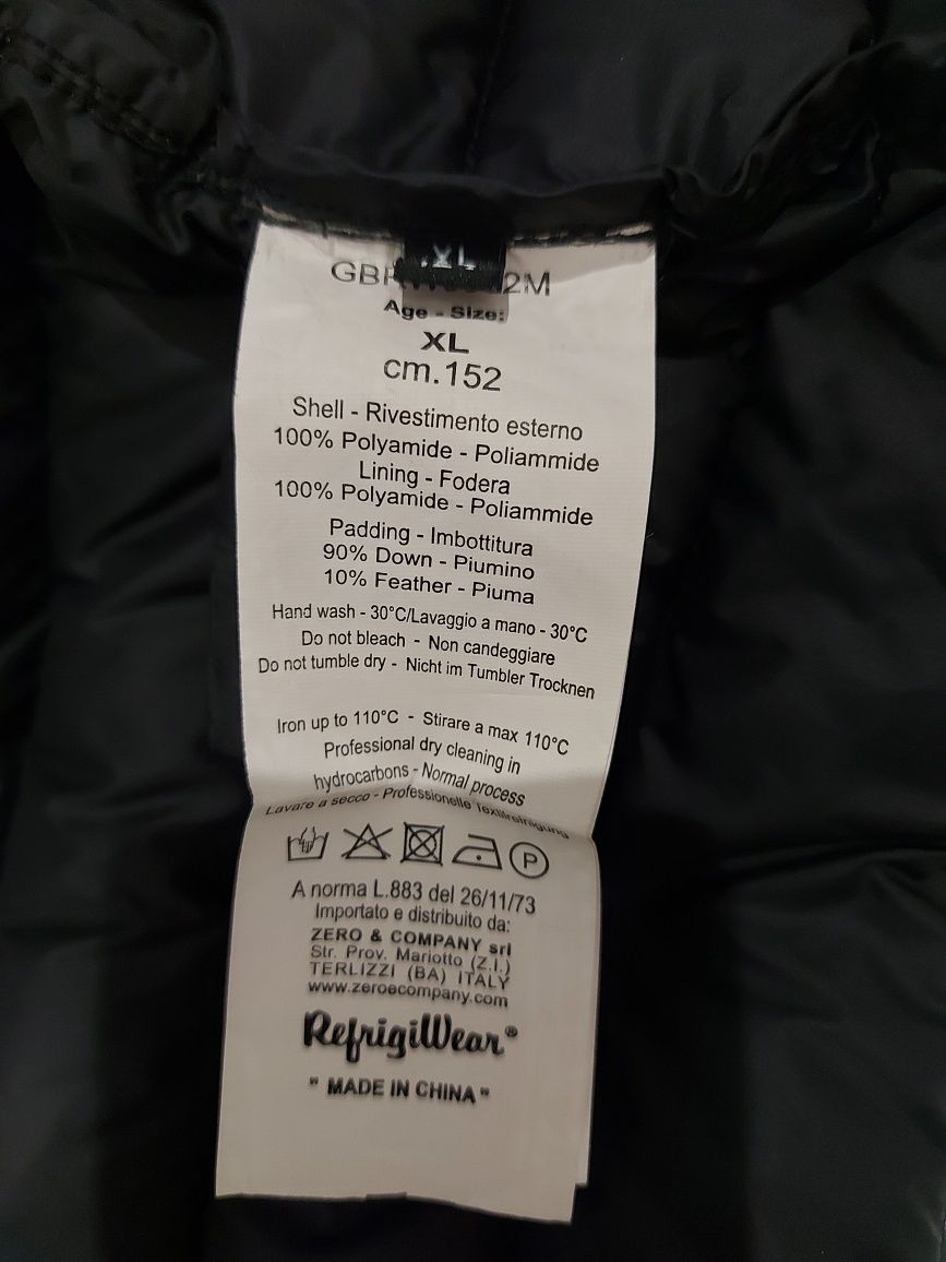 Kurtka puchowa firmy Refrigiwear