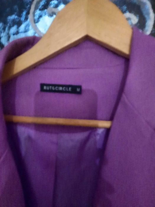 Blazer oversize em lilás