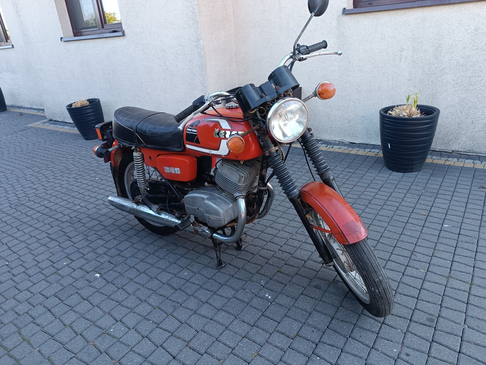 Cz350 Jawa zamiana zamienię motocykl quad cross prl auto bus