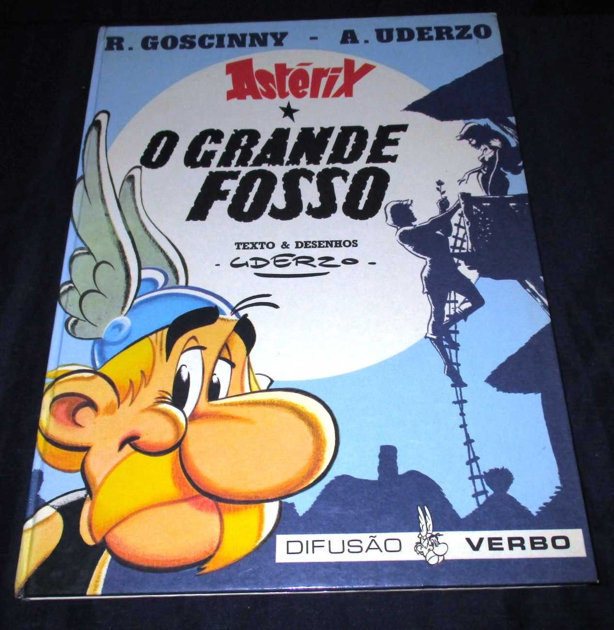 Livro Grande Fosso Astérix Difusão Verbo 1ª edição 1988 capa dura