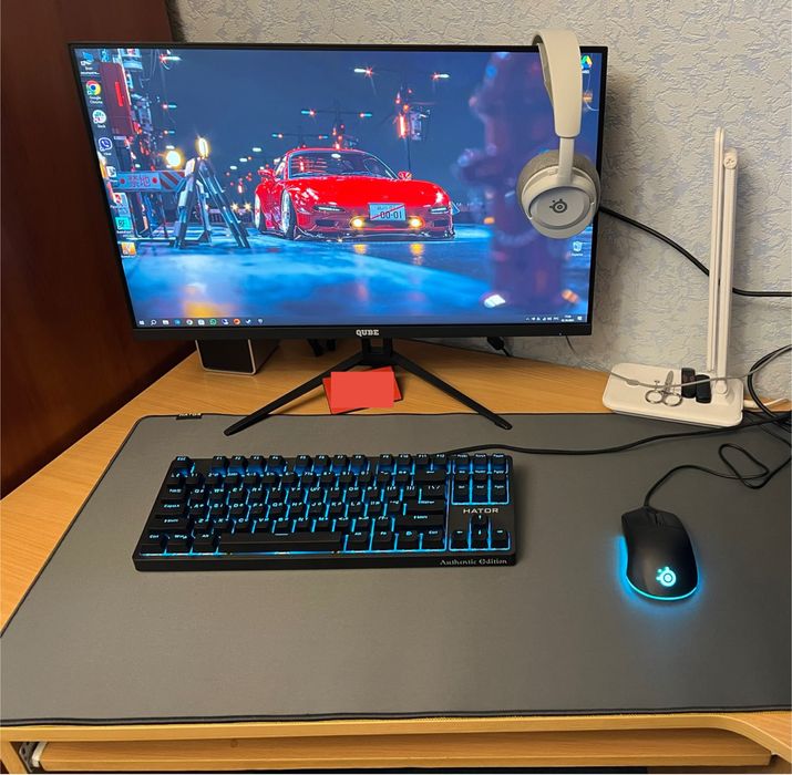 Продається Монітор QUBE B24F75-IPS на 75Hz із вбудованими динаміками