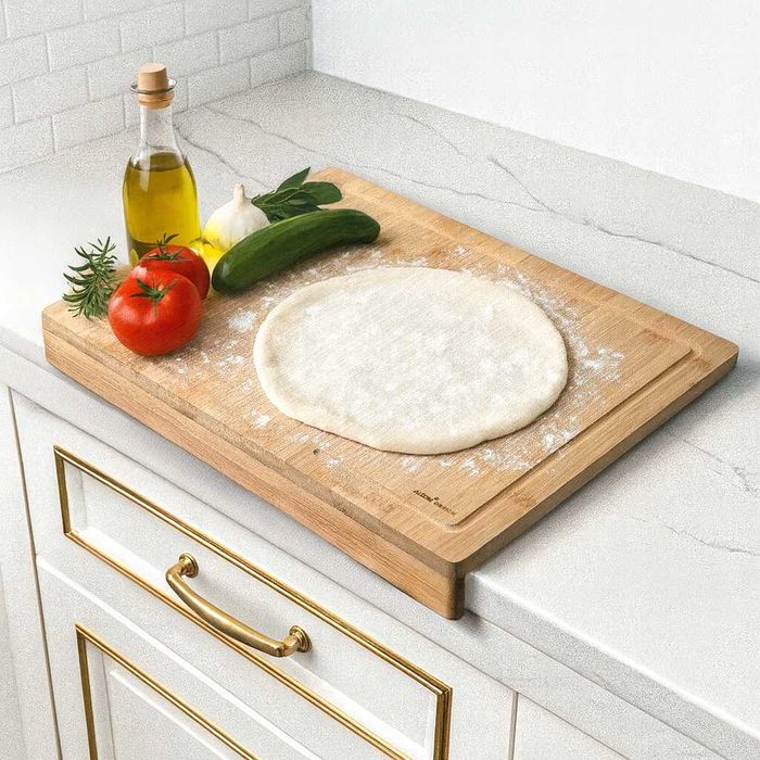 Stolnica Bambusowa Duża Deska Do Krojenia Na Blat Drewniana