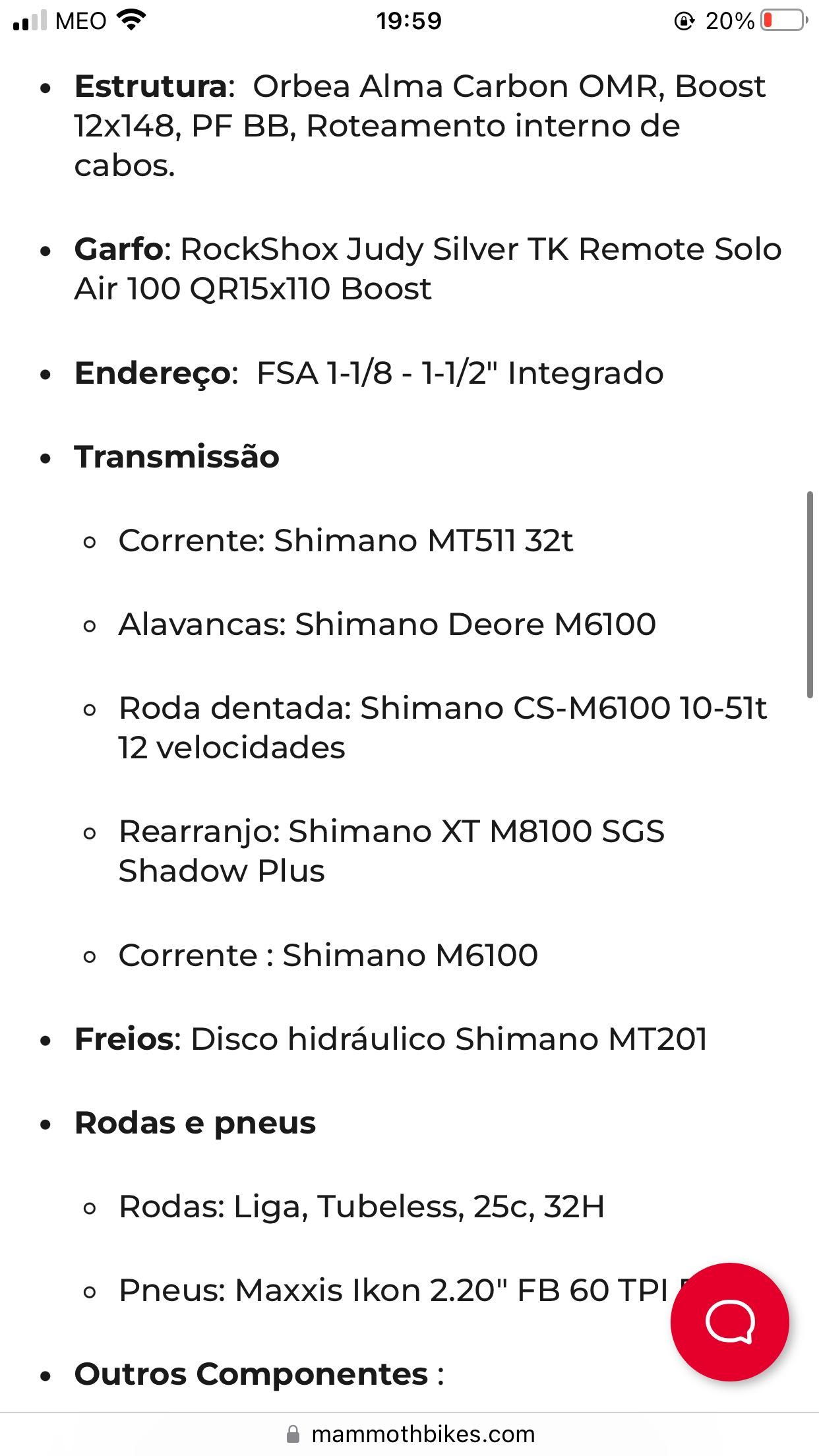 Orbea Alma negociavel