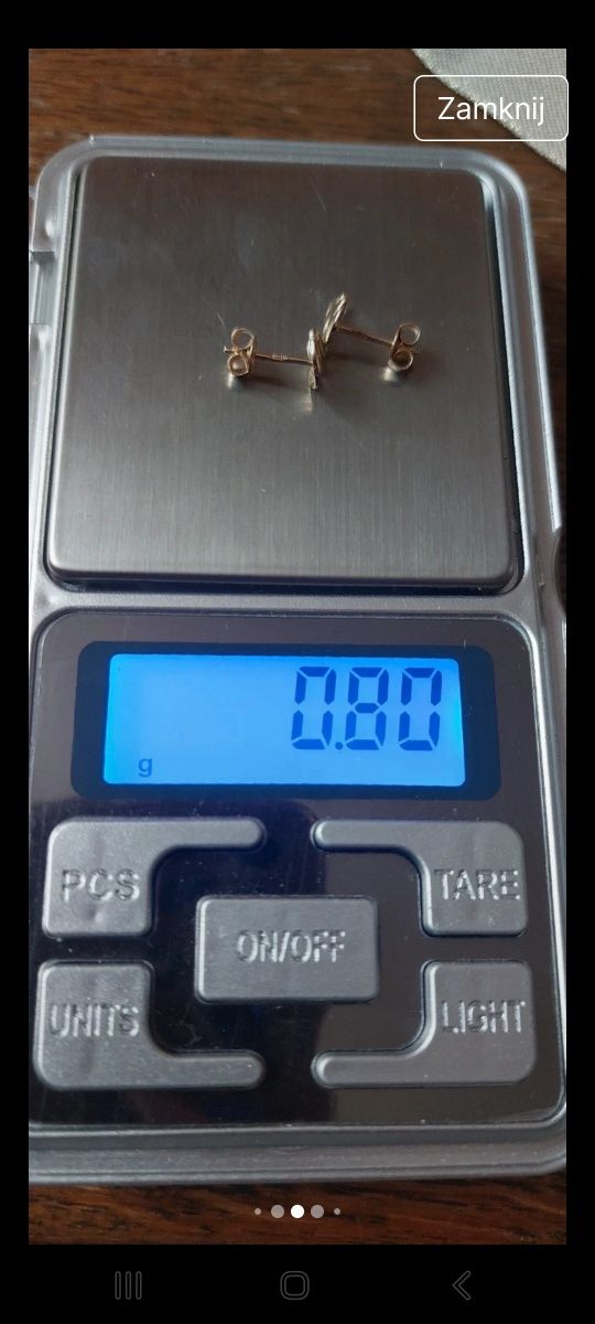 Złote kolczyki Briju 585