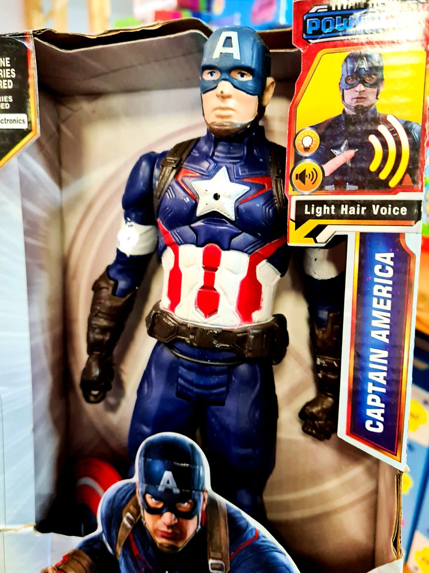 Nowa duża figurka Kapitan Ameryka z Avengers Marvel Uniwersum zabawki