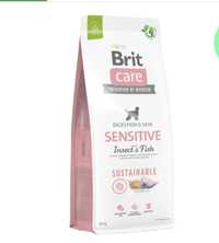 Brit Care Dog Sustainable Sensitive  чутливим травле рибою комахами