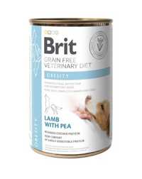 Brit veterinary Diet Dog obesity jagnięcina 400g