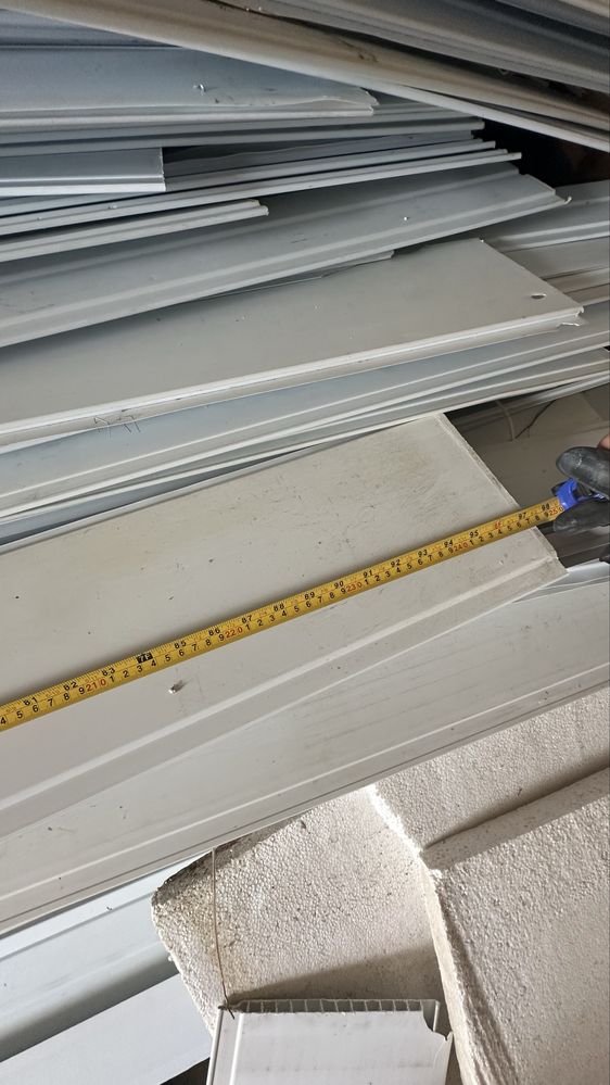 Пластик, вагонка, вагонка пластикова біла, 50м.кв,  2470мм довжина