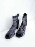 Buty botki na lato ze skóry skóra naturalna na obcasie Prima Moda 37