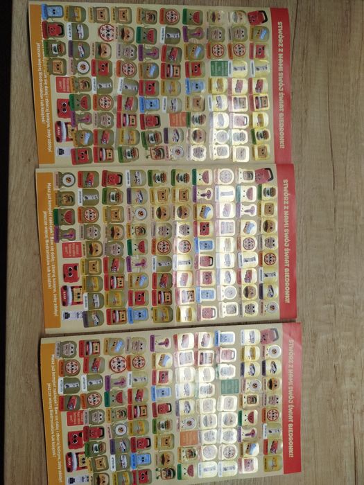 Naklejki Biedroniaki - komplet 240 szt.