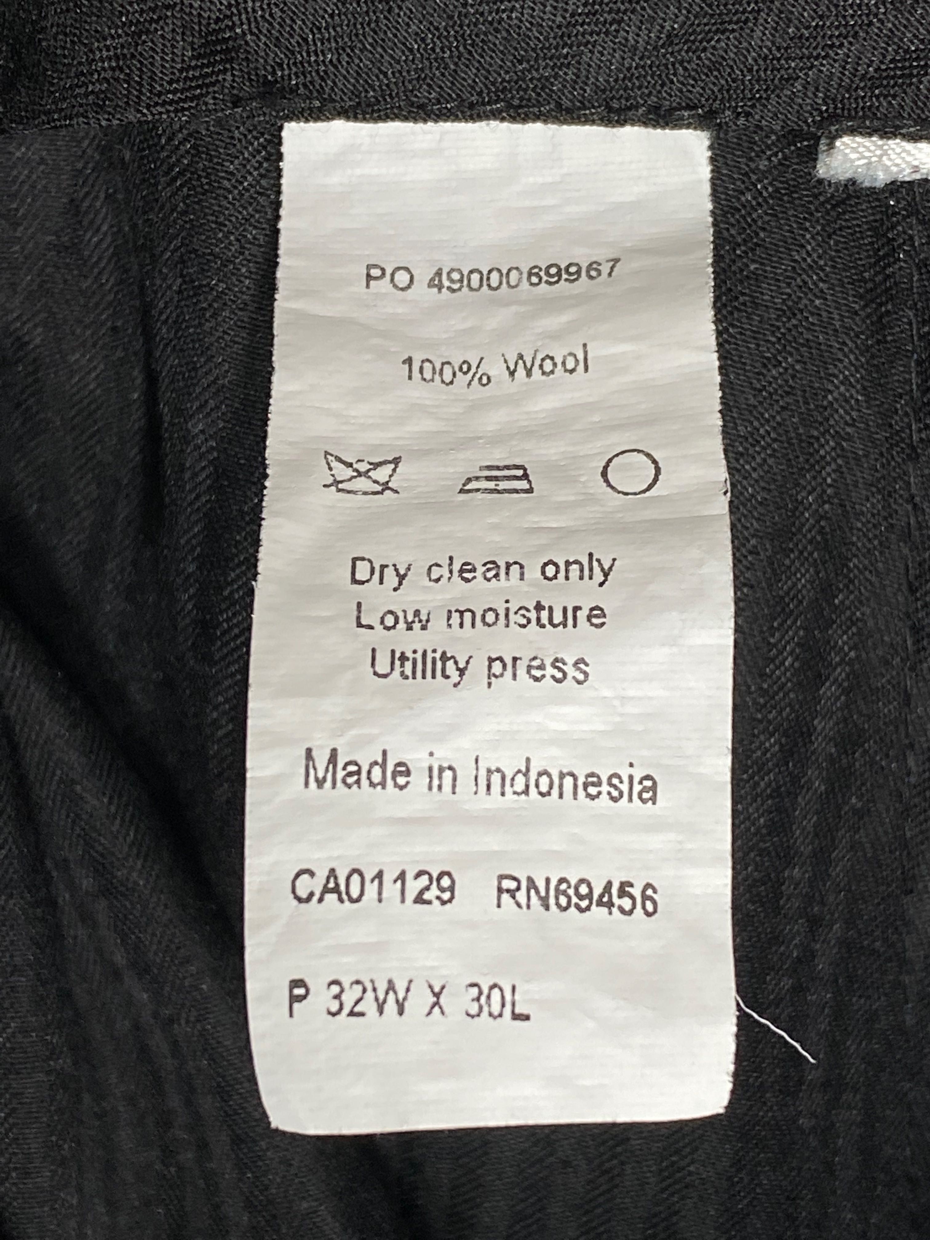 Męskie eleganckie spodnie garniturowe Calvin klein 100% wełna