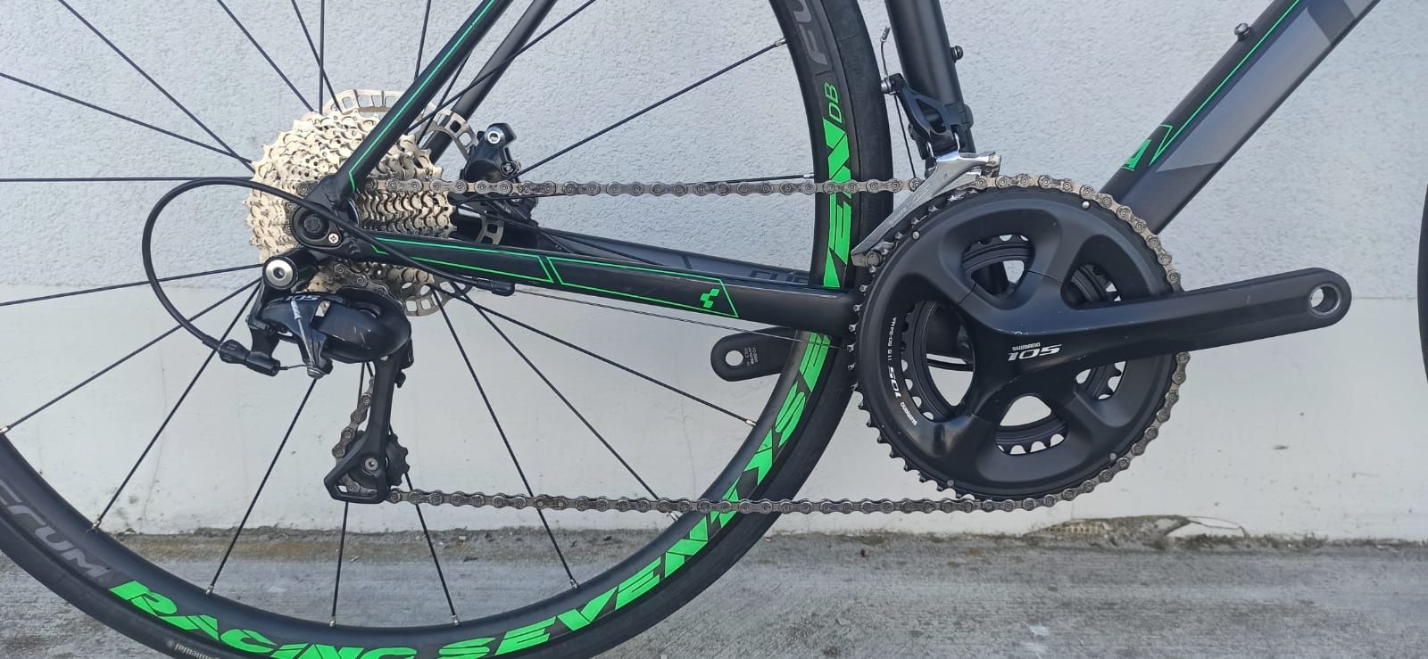 CUBE ATTAIN SL DISC, SHIMANO 105 (hydraulika/sztywne osie), Rozmiar 58