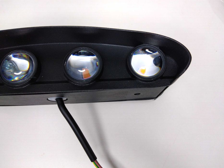 KINKIET/LAMPA Zewnętrzna Ścienna LED Góra/Dół Elewacyjna x2-NOWA