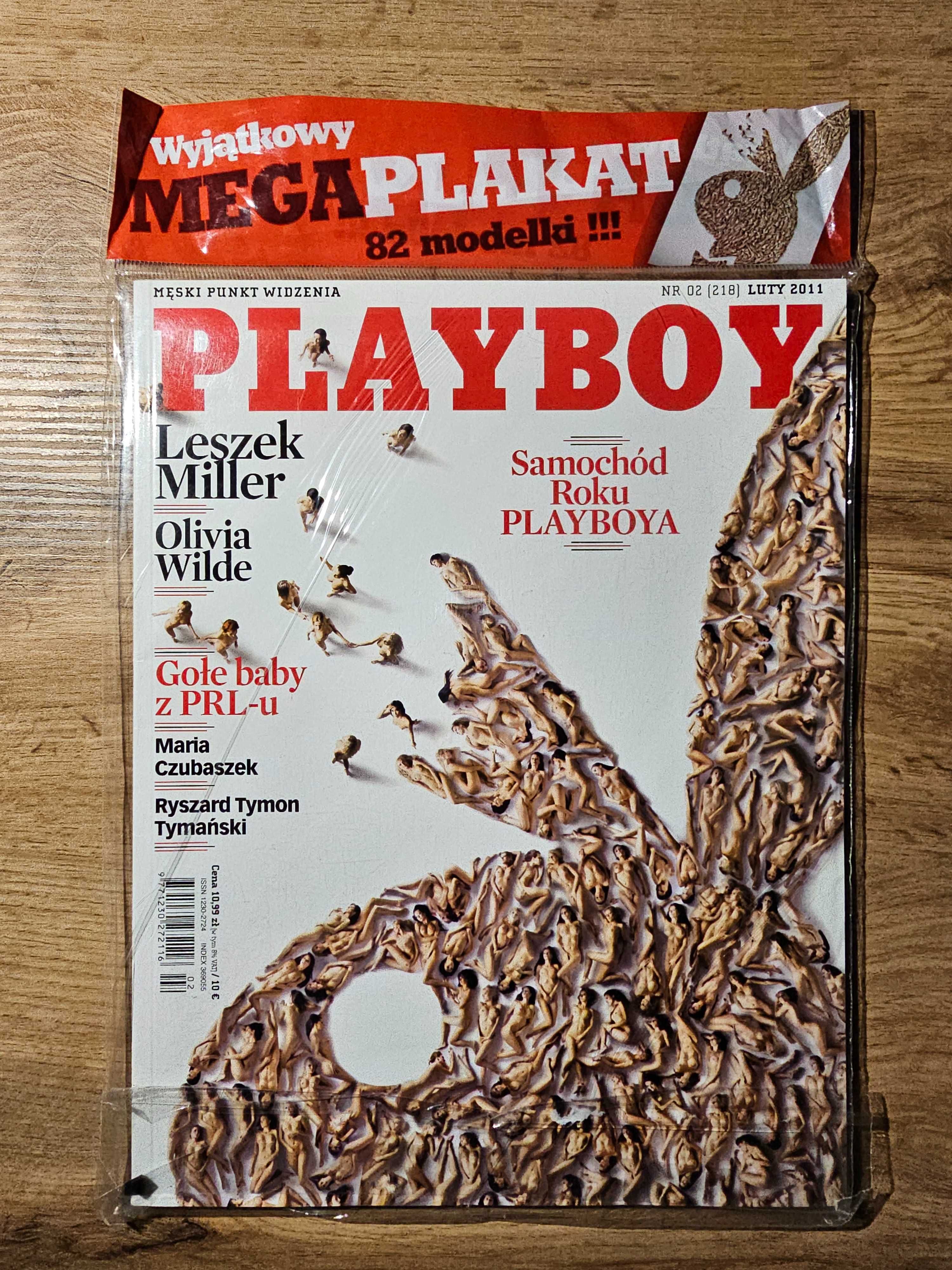 NOWY! Playboy 2/2011 + PLAKAT XXXL - Luiza Hryniewicz, Melanie Meijer