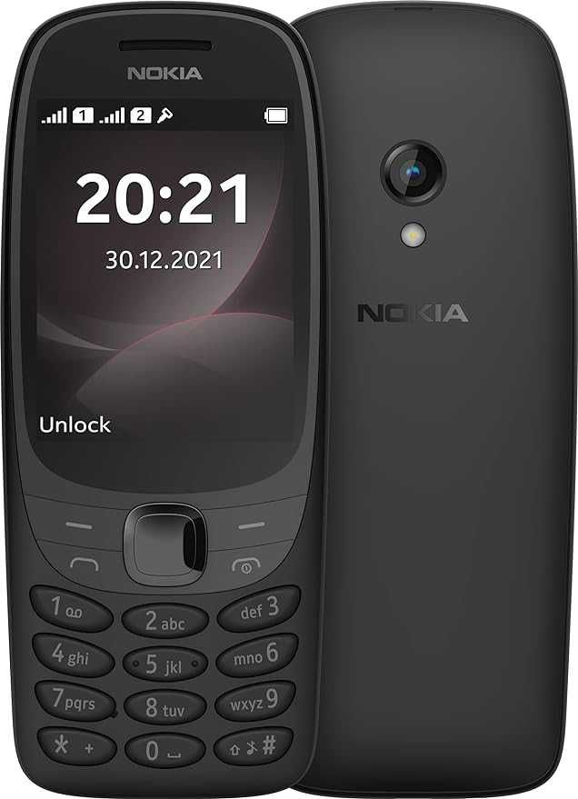 Telefon komórkowy Nokia 6310 16 MB / 8 MB czarny Dual Sim