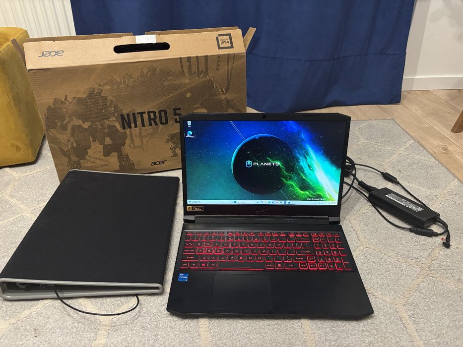 Laptop Gamingowy Acer Nitro 5 RTX 3050Ti/i5 11gen/16 ram