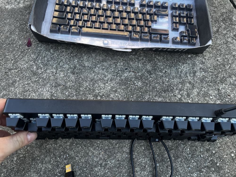 Klawiatura mechaniczna  podsiwietlana