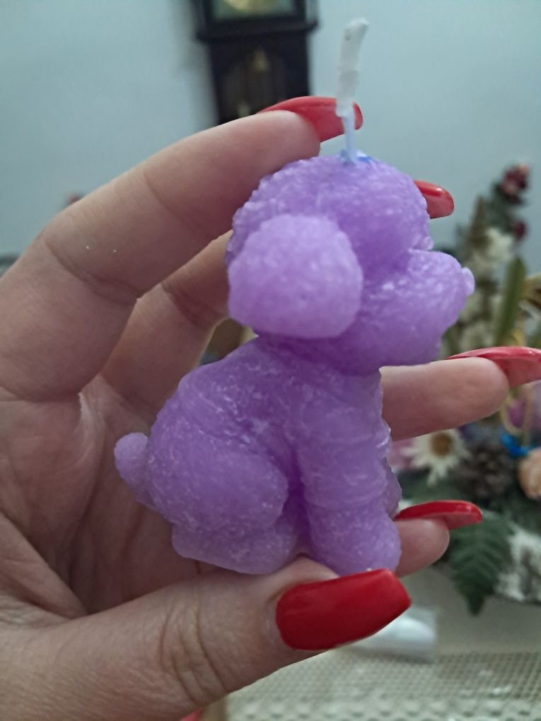 Vela formato cão