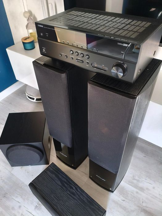 Zestaw kina domowego Yamaha + głośniki + subwoofer