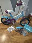 Nowy Rowerek dzieciecy Stitch 12 cali z koszyczkiem