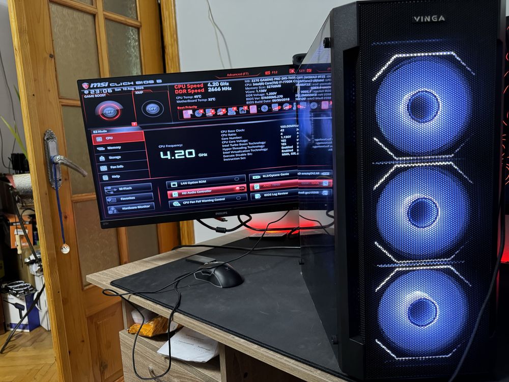 Ігровий компютер i7 7700k/ddr4 32Gb/ssd M2 1Tb+M2 128 Gb