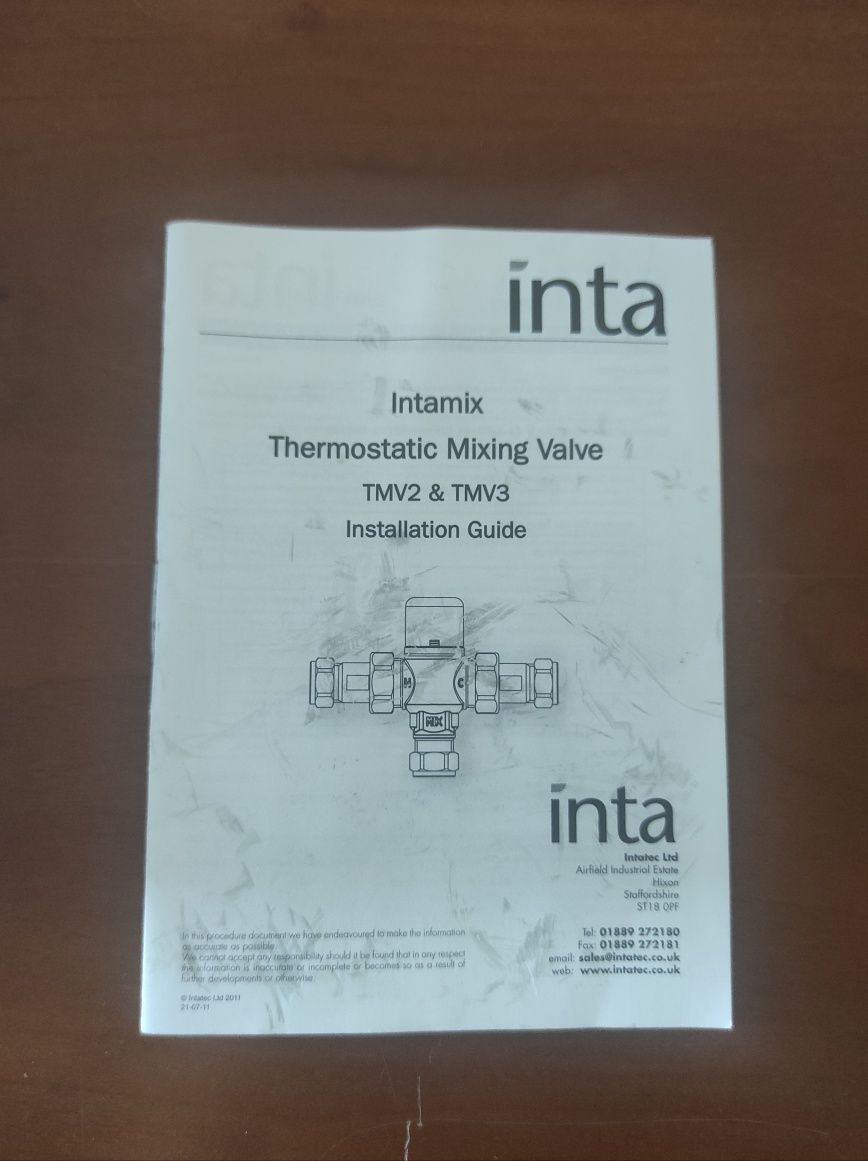 Válvula termoestática 3 vias